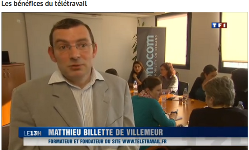 JT TF1 Du 7 mars 2013 Matthieu Billette de Villemeur Formation ECONOCOM